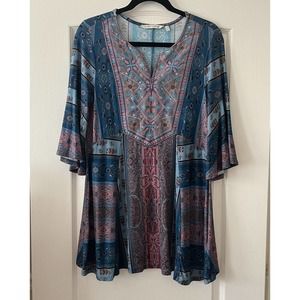 Soft Surroundings Boho Peasant Blouse